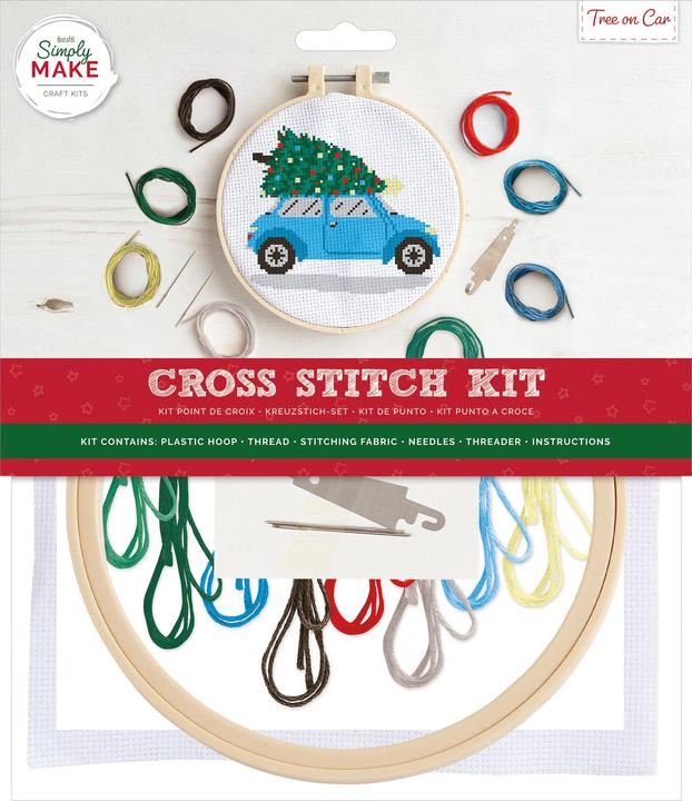 Actual product image Docrafts Simply Make Cross Stitch Kit