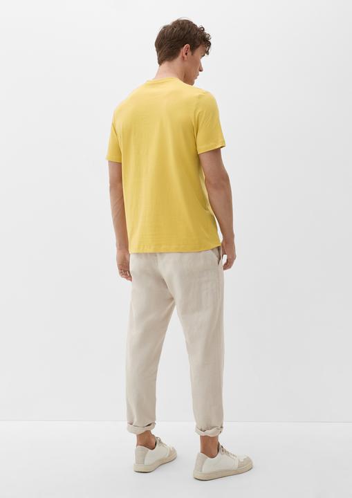 Produktbild S.Oliver T-Shirt Kurzarmshirt mit Rundhalsausschnitt und Labelprint (L)