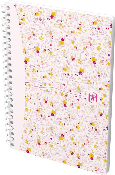 Produktbild Oxford FORME FLORAL - Spiralbuch (A5, Kariert, Harter Einband)