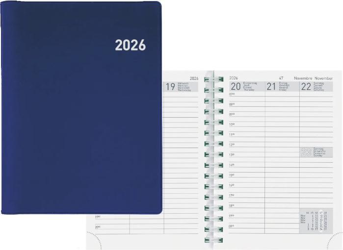 Image du produit Biella Agenda de poche Rex Wire-O (Allemand, Français, Anglais, Italien)