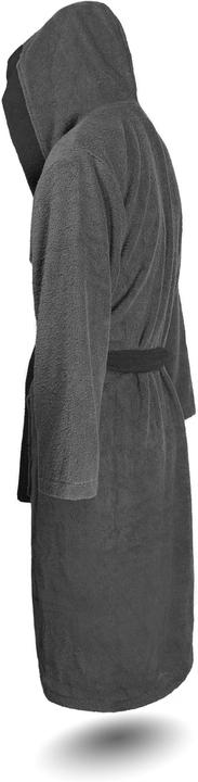 Produktbild Normani Damen Baumwoll-Bademantel mit Frottee, zweifarbig - OEKO-TEX® 100 (S)