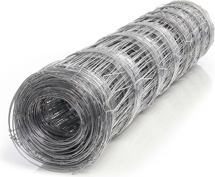 Produktbild Wiltec Wildzaun Weidezaun 50m lang 125/13/15 Drahtzaun Knotengeflecht Forstzaun