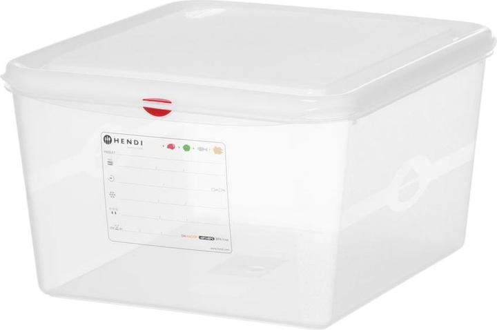 Produktbild Hendi Behälter GN 2/3 Polypropylen,, GN 2/3, 19L, Transparent, 354x325x(H)200mm (GN 2/3, 19 l)