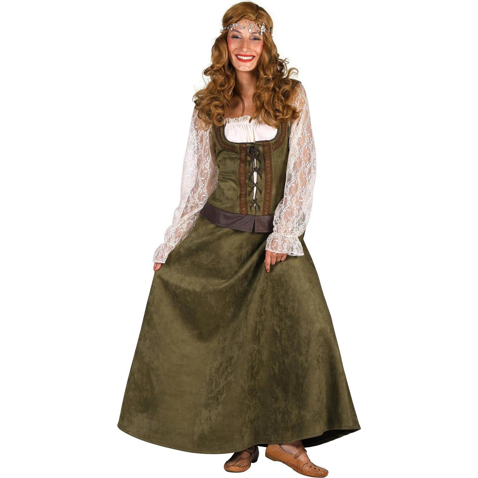 Thetru Maid Marian Kostüm grün (XL)