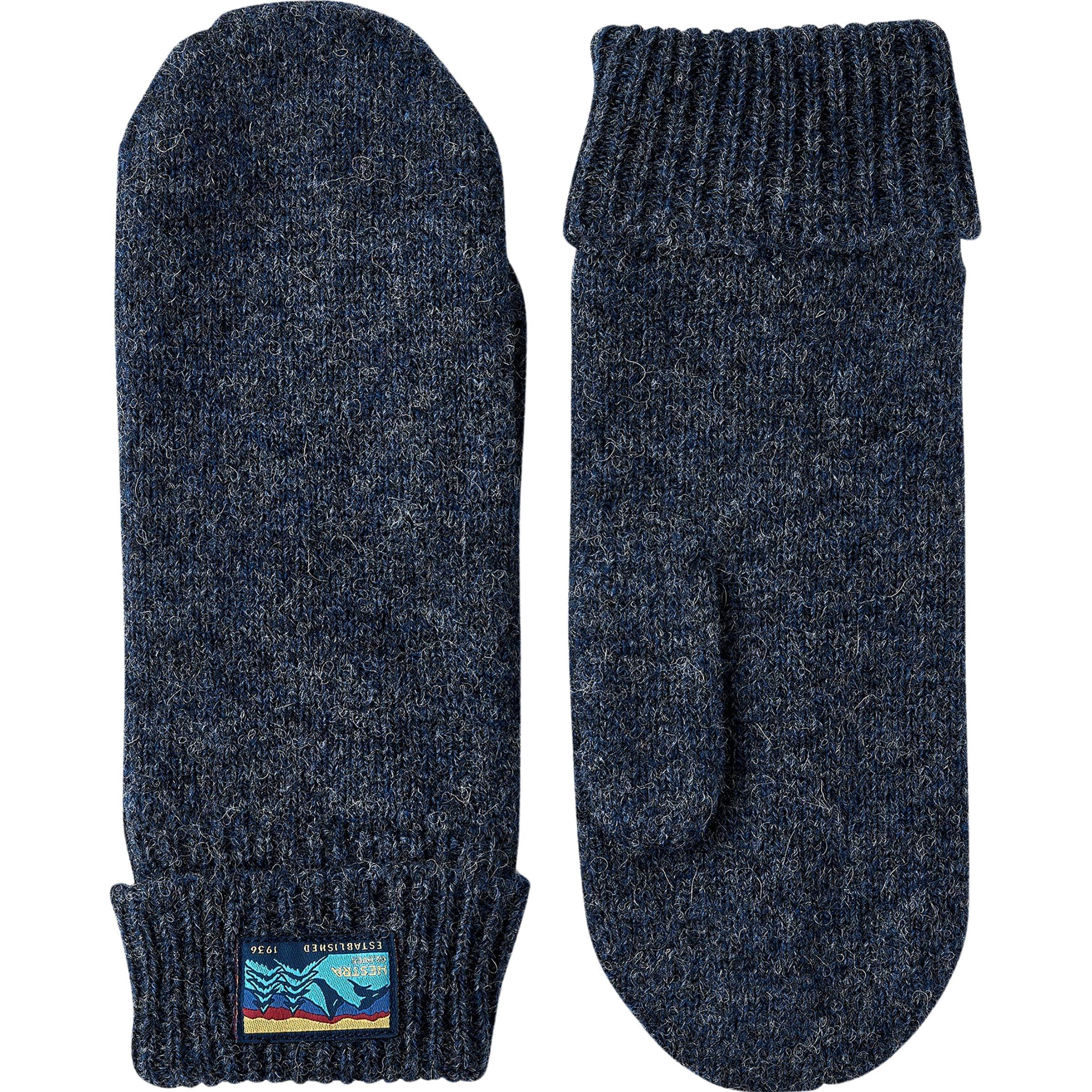 Hestra, Herren, Handschuhe, Raggwool Mitt, Blau, (L)