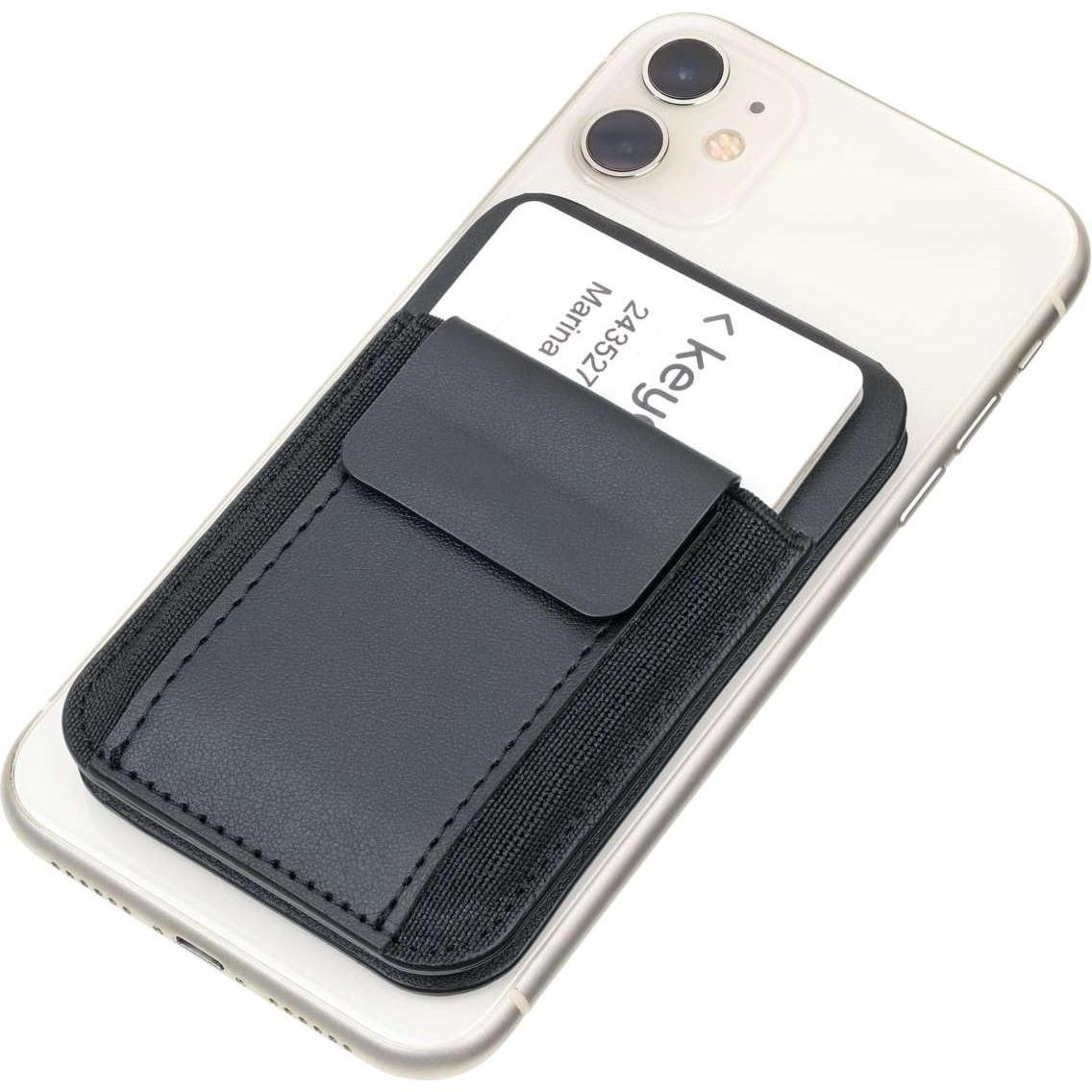 Troika CASH CARDS KEY Kartenetui MagSafe, schwarz (CCM25/BK)