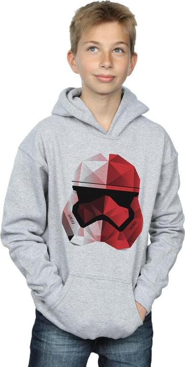 Immagine prodotto Star Wars Felpa con Cappuccio Stormtrooper Casco Cubista Ragazzi (140, 146)