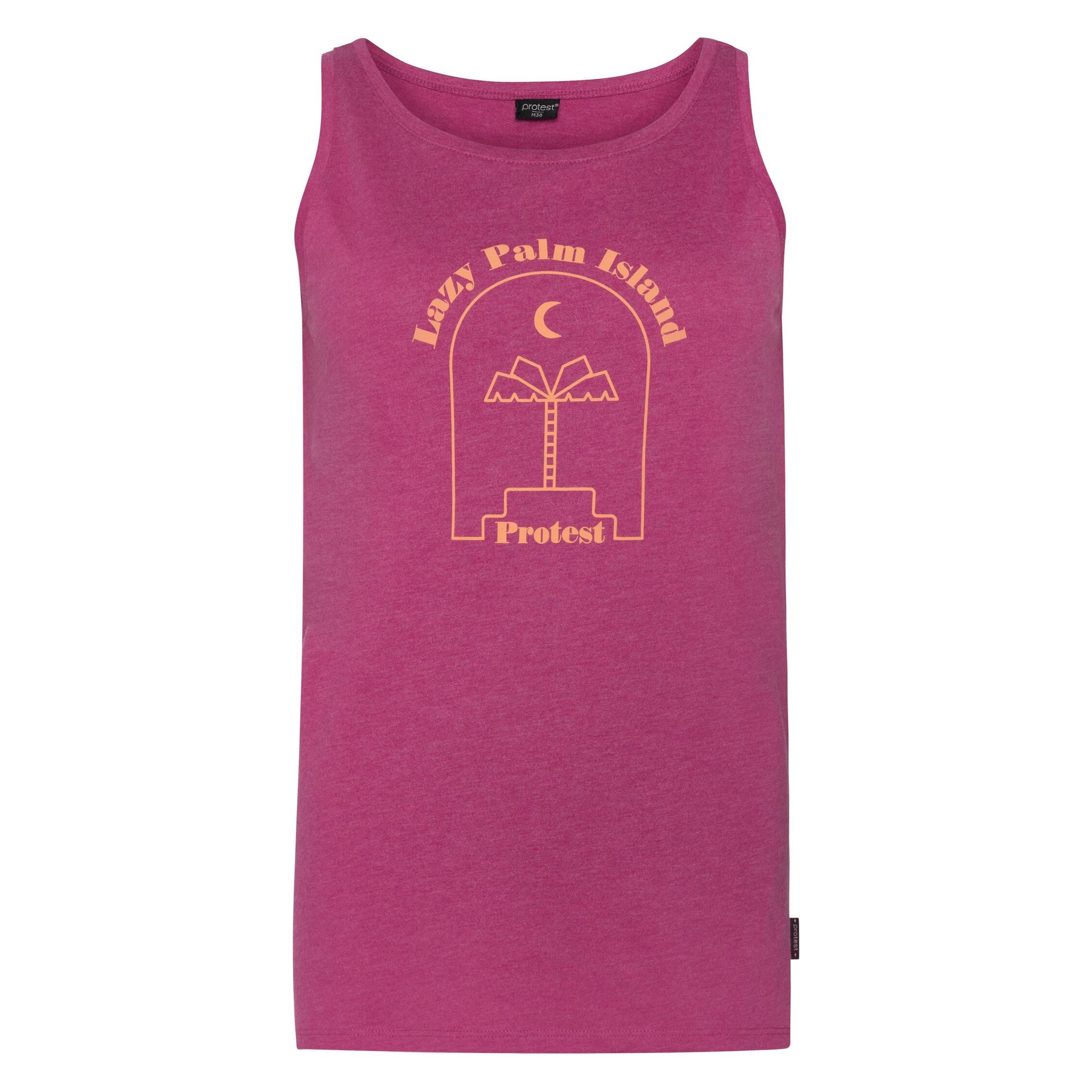 Mga, Vrouwen, T-shirts, Dames T-shirt Protest Prtyalata Singlet, Rood, (38)