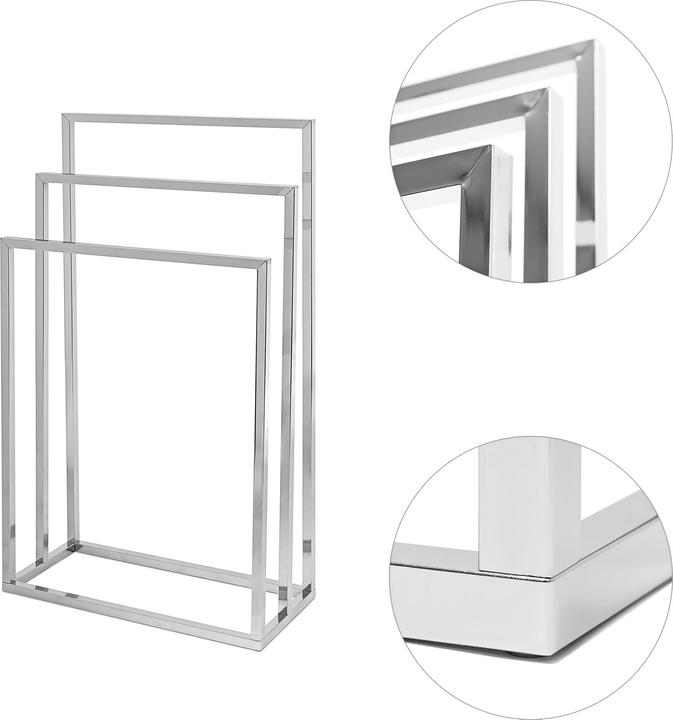 Actual product image Relaxdays Towel rack
