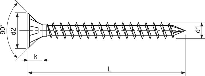 Actual product image Spax Senkmultikopf T-Star Plus T40 Vollgewinde Cut Wirox (50 Screws per piece, 8 x 220 mm)