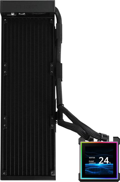 Productafbeelding Lian-Li HydroShift II LCD-S 360N AiO-Wasserkühlung, RGB, LCD-Display - ohne Lüfter, 360mm, schwarz