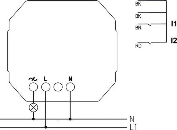 Produktbild Theben Du 1 S Rf Knx (Dimmaktor)