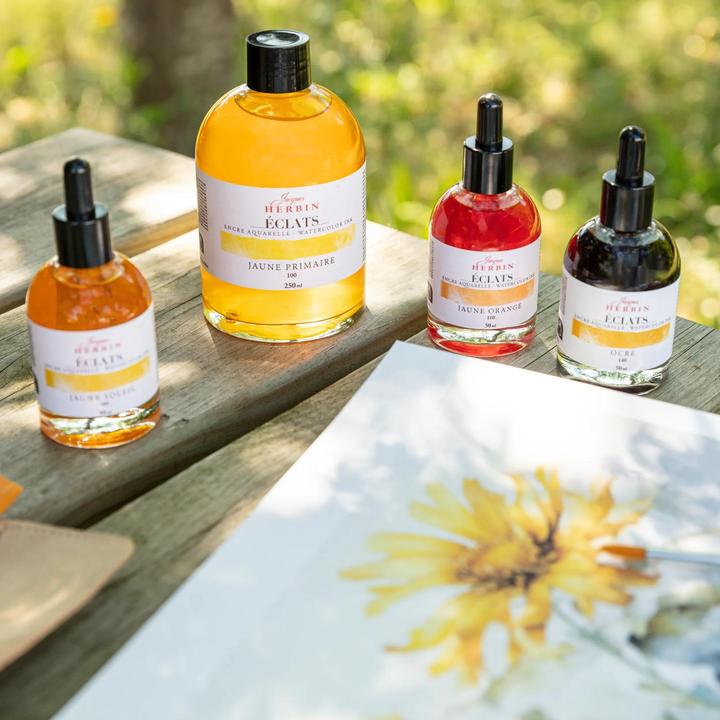 Produktbild Jacques Herbin Aquarelltine Éclats (Gelb, 50 Stk.)