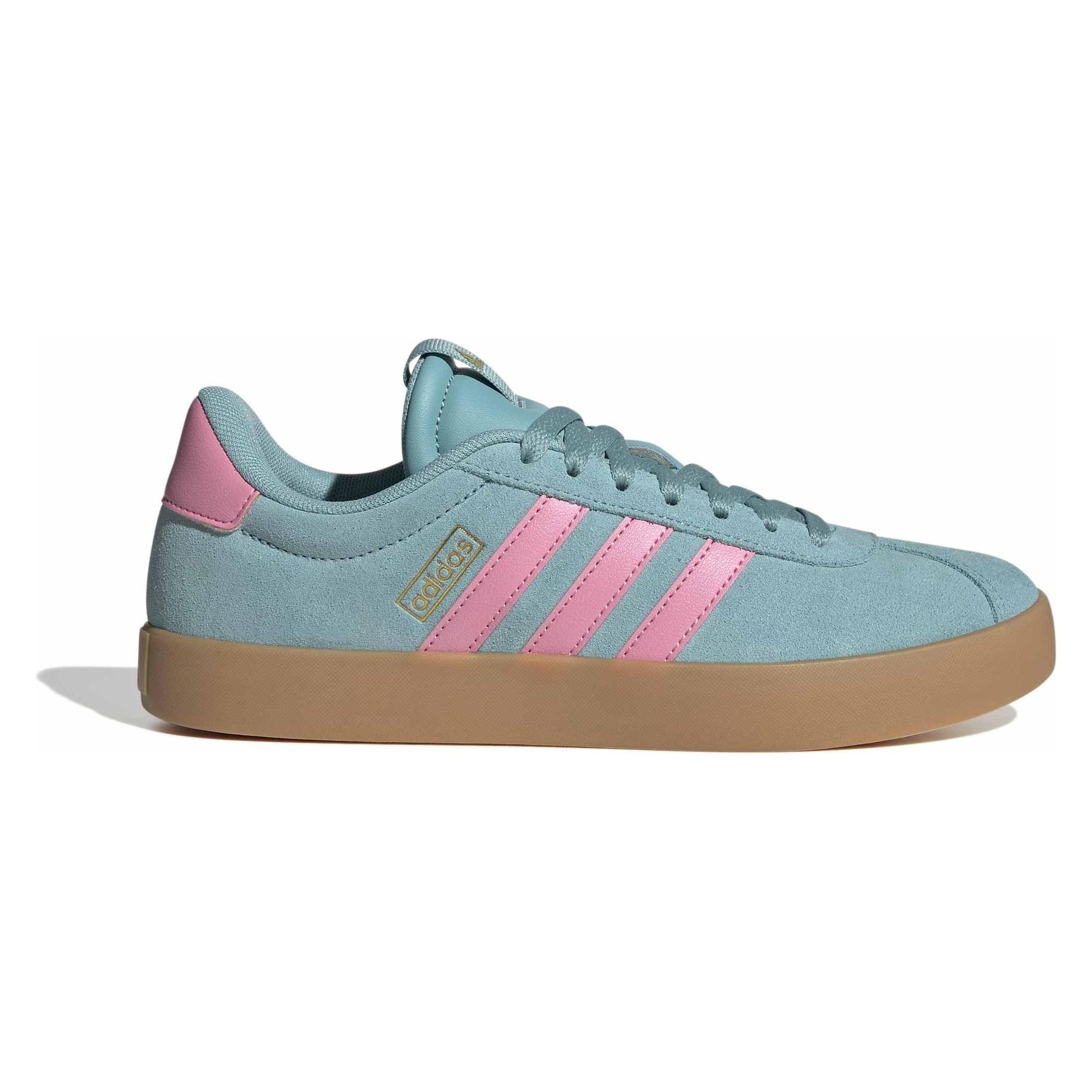 Adidas, Damen, Sneakers, Vl Court 3.0, Blau, Gold, Pink, Grün, Beige, (38)