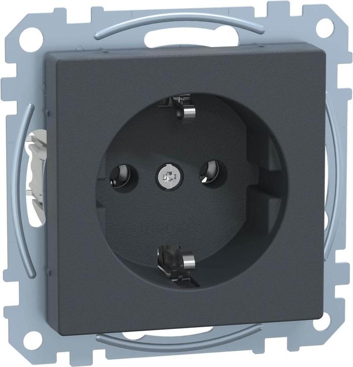 Produktbild Merten SCHUKO-Steckdose, Schraub-Liftklemmen, MEG2401-0414