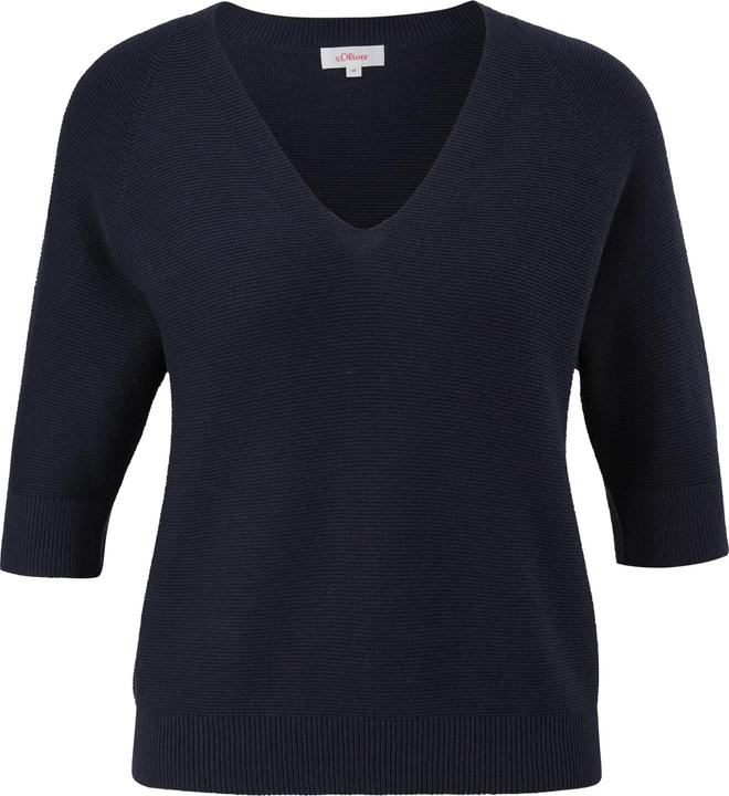 Actual product image s.Oliver Strickpullover Strickpullover aus Viskosemix (40)