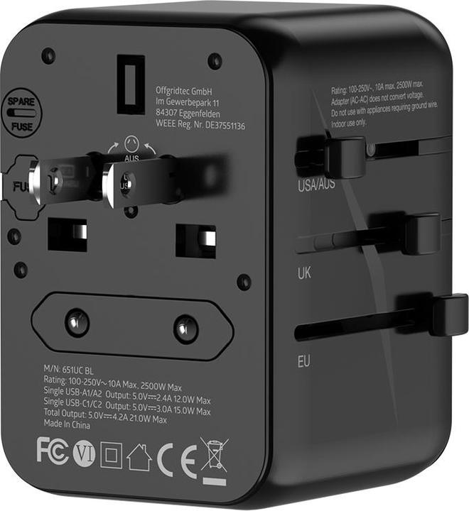 Image du produit Offgridtec Reiseadapter