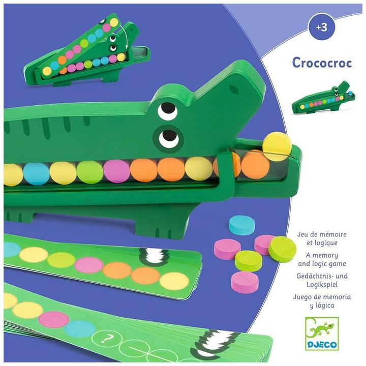 Djeco Crococroc (Italienisch, Englisch, Deutsch, Französisch)