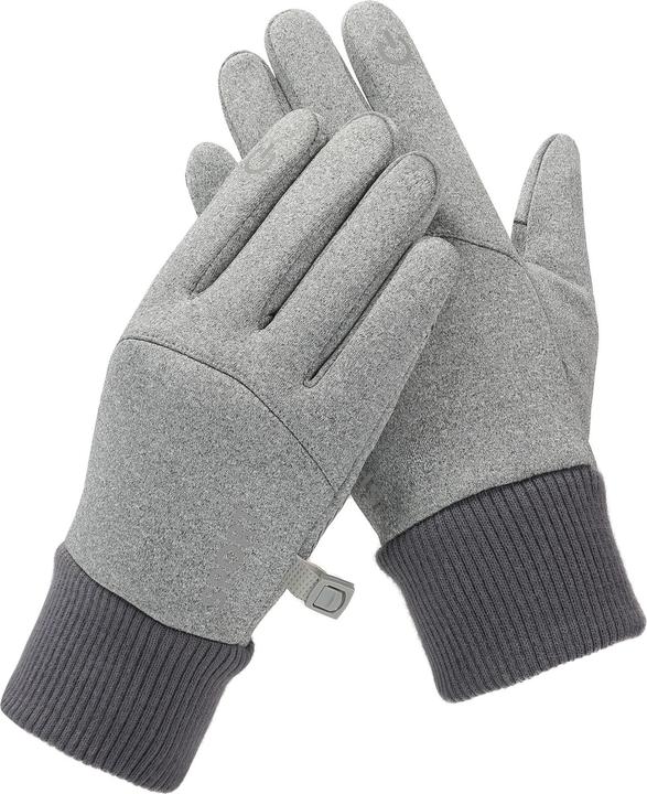 Produktbild Hurtel Isolierte Sport-Handyhandschuhe für Herren – Grau (One Size)
