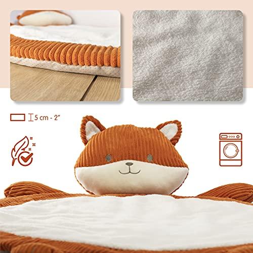 Produktbild Activity Board Krabbeldecke für Babys. Baby Spieldecke. Weiche, Gesteppte Decke für Kinder. Baby Bodenkissen.