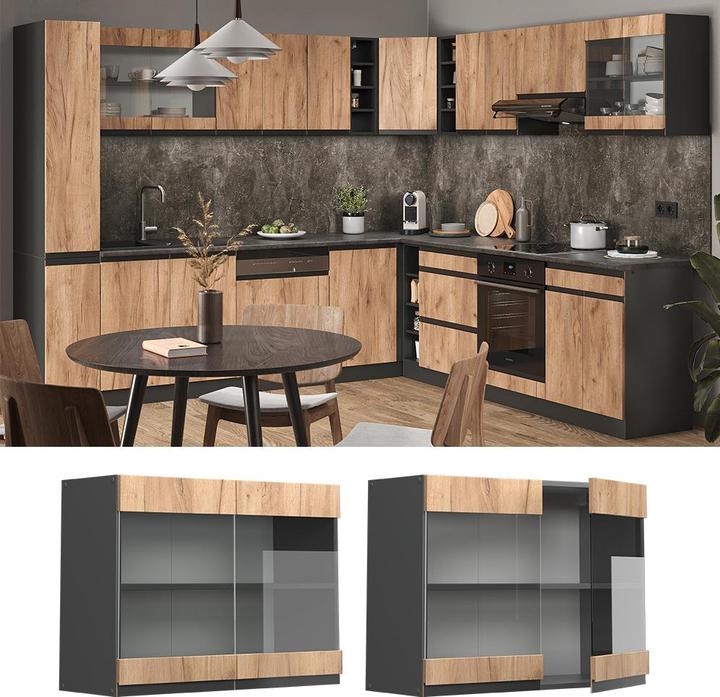 Produktbild Vicco Küchenglasschrank R-Line (80 x 31 x 60 cm)