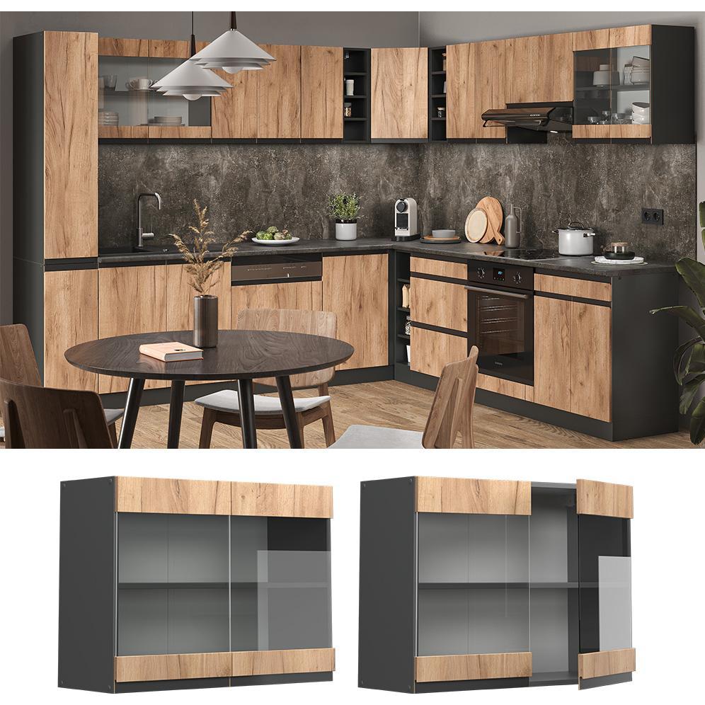 Thumbnail - Vicco, Regal, Küchenglasschrank R-Line (80 x 31 x 60 cm)