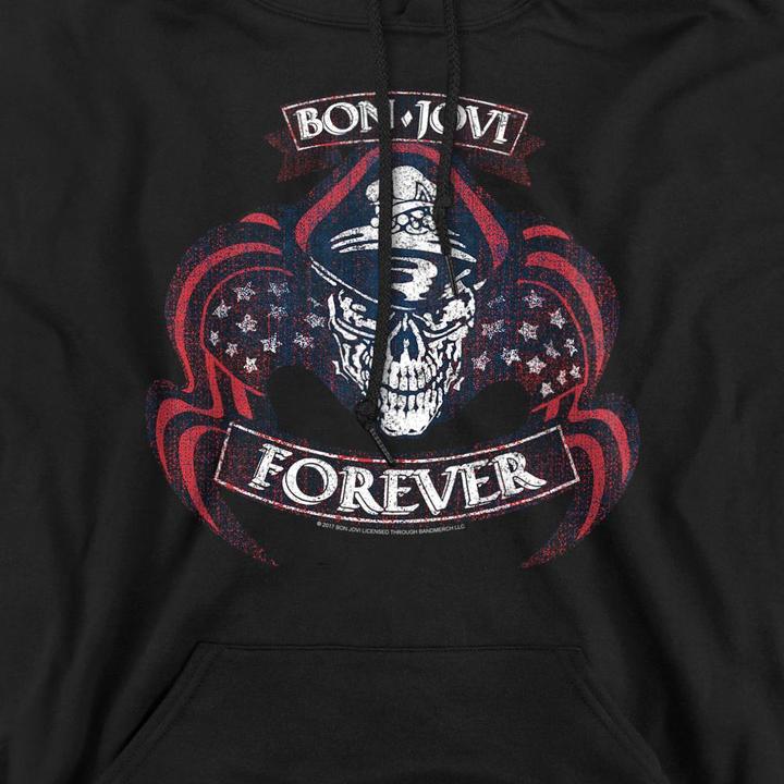 Produktbild Bon Jovi Forever Skull Kapuzenpullover (M)