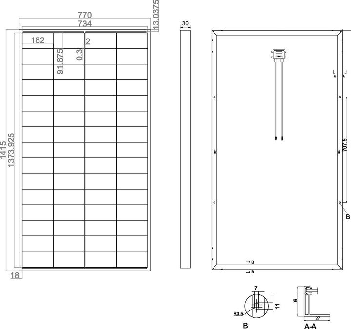 Produktbild Enjoy solar Solarmodul (230 W, 11 kg)