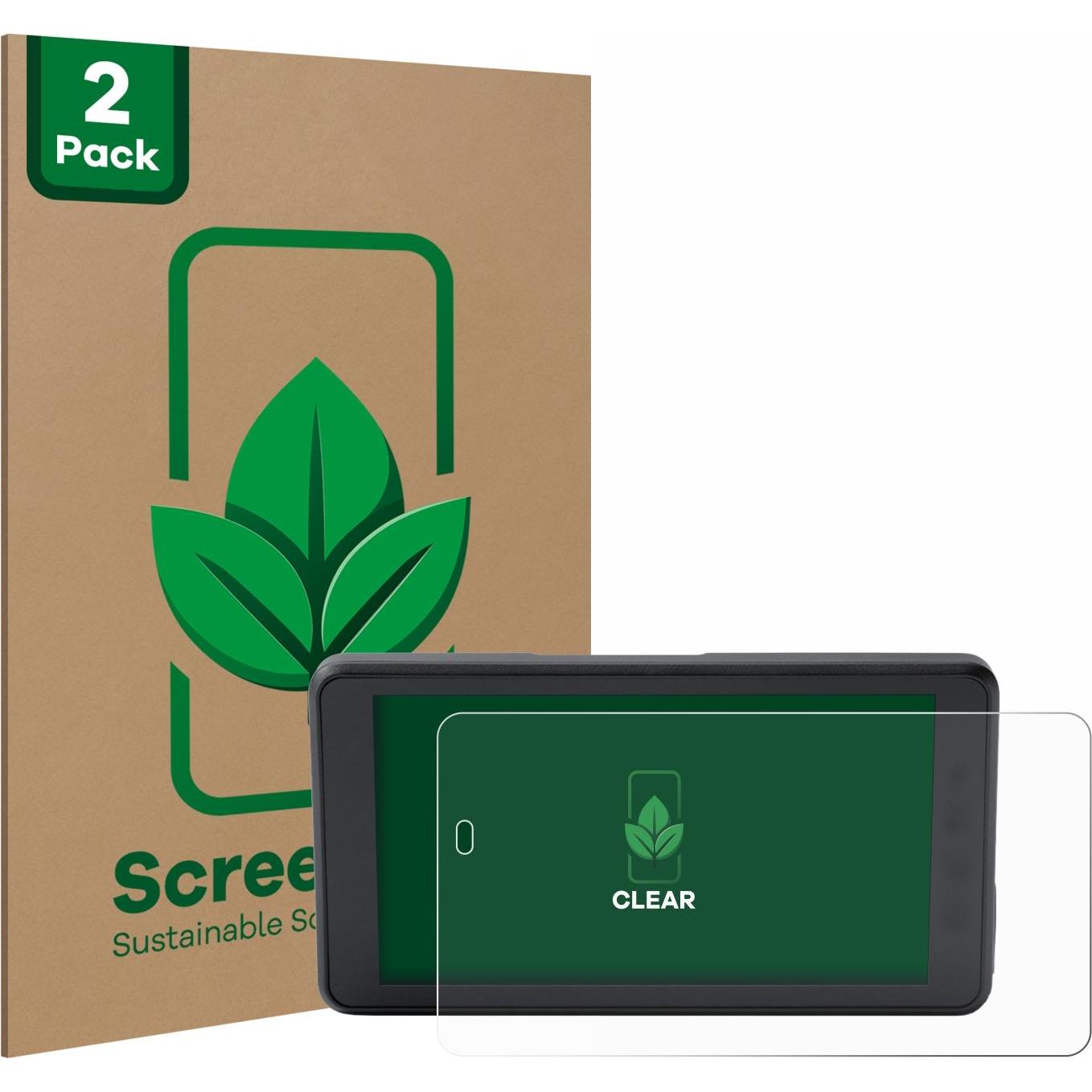 ScreenLeaf, Fahrzeug Navigation Zubehör, Schutzfolie nachhaltiger Displayschutz Displayschutzfolie Folie Klar Transparen...