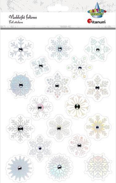 Panorama Weihnachts-Glitzerpapier-Sticker-Mix