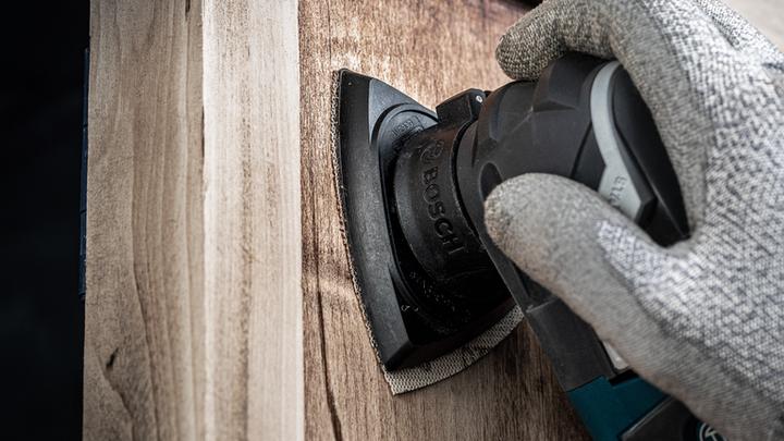 Actual product image Bosch Professional Zubehör Expert C470 Sandpaper for Delta Sander, 93 mm, G 80, 50 pieces (80)