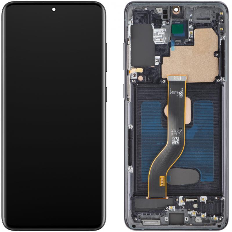 MP Display Unit für Samsung Galaxy S20+ G985, OLED Version, Aftermarket, Schwarz (Display), Pezzi di ricambio per dispositivi mobili, Nero