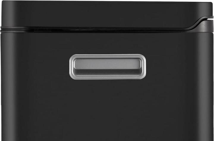 Produktbild EKO Treteimer X-Cube Tretmülleimer rechteckig schwarz 45 L mit extra breitem Pedal, gedämpftem Deck (45 l)
