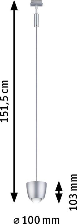 Produktbild Paulmann URail Pendel Tyros (360 lm)
