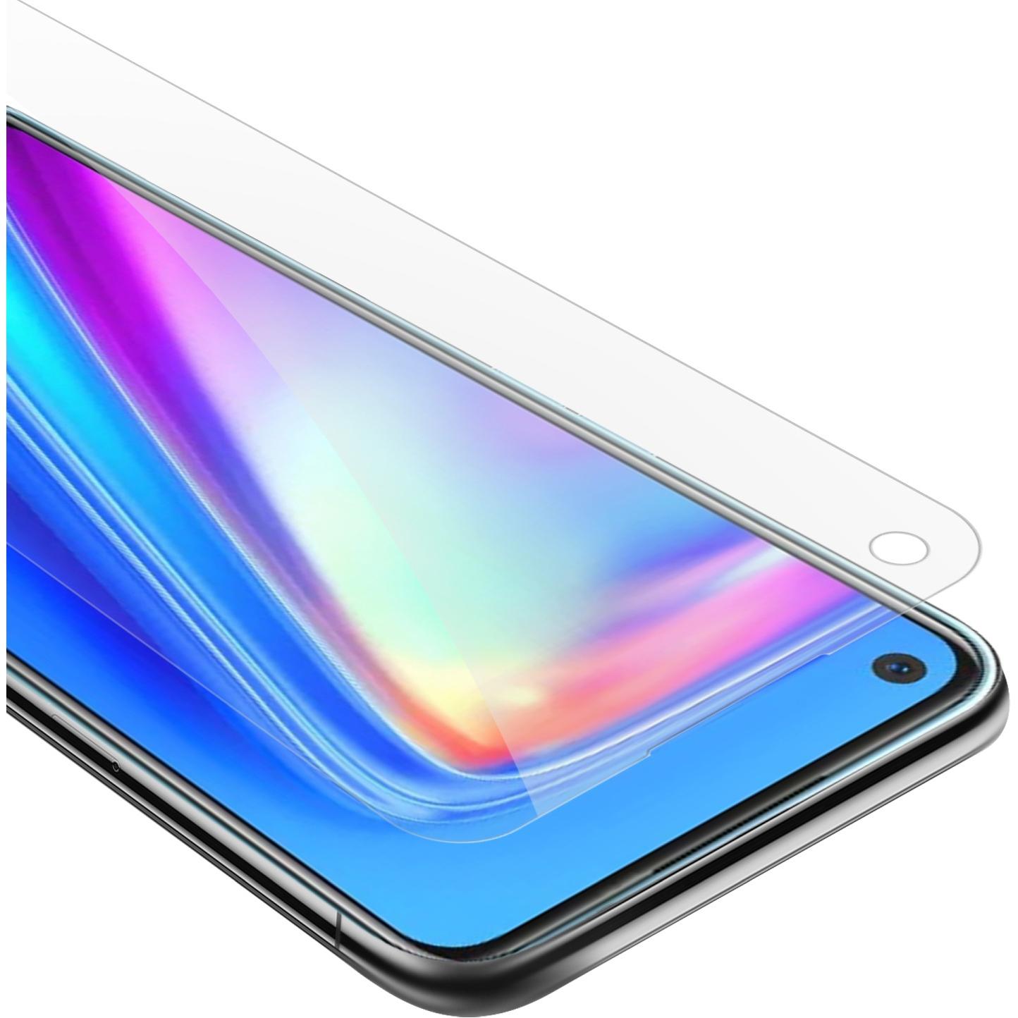 Cadorabo Tempered Schutzglas für Realme 7 5G (1 Stück, Realme 7), Smartphone Schutzfolie, Transparent