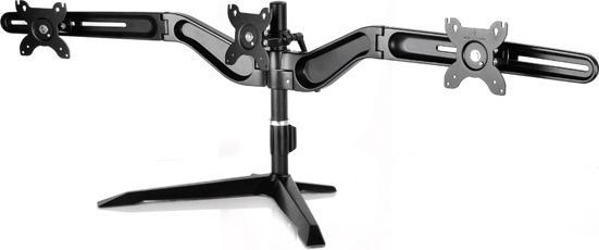 Produktbild Silverstone SST-ARM31BS - Triple Monitorarm (Tisch, 24")