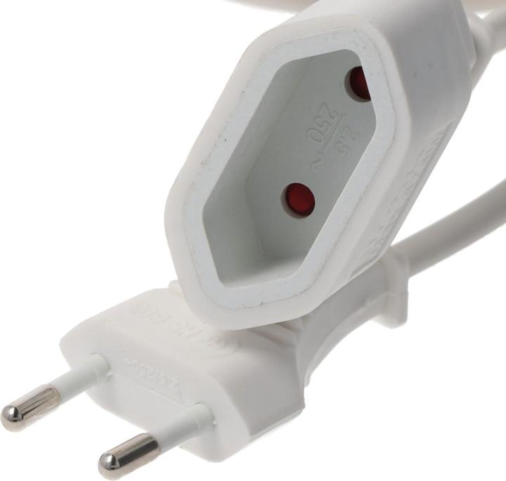 Actual product image Arcas 5m EURO extension cable for the flat Euro plug 2-pole (5 m)