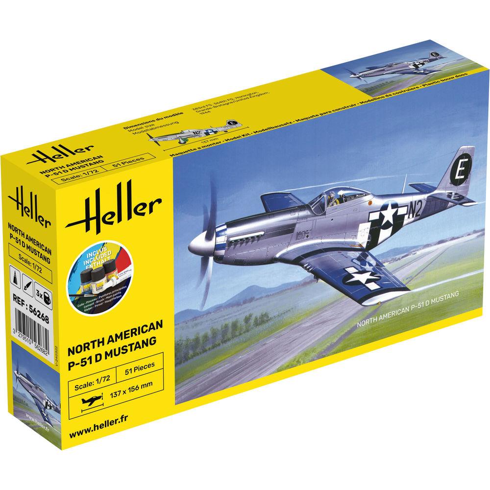 Heller STARTER KIT P-51 Mustang