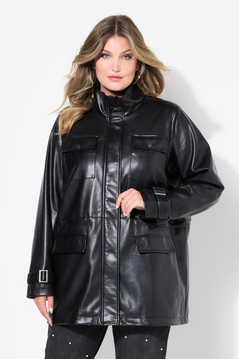 Produktbild Miamoda Jacke, Lederoptik, Tunnelzug in der Taille (42)
