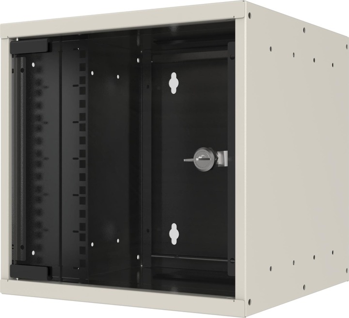 Produktbild EFB Elektronik EFB 10" Wandgehäuse 6HE, Tiefe 300mm 1-teilig, RAL9010 (10 Zoll Rack)
