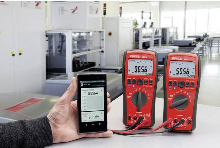 Immagine prodotto Benning Multimetro portatile digitale MM 12 (CAT IV 600V, CAT III 1000V)