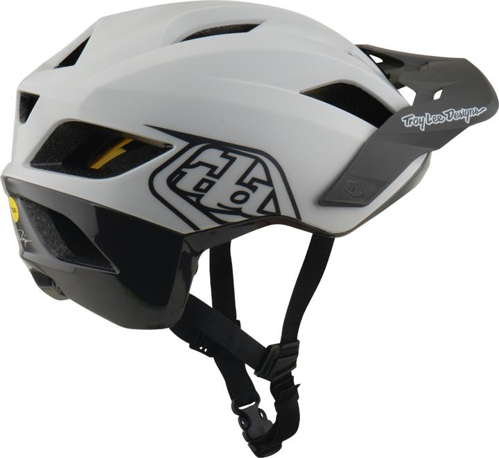 Actual product image Troy Lee Designs Flowline MIPS Helmet, Point, white/black, XS/S | 53-56cm (53 - 56 cm)