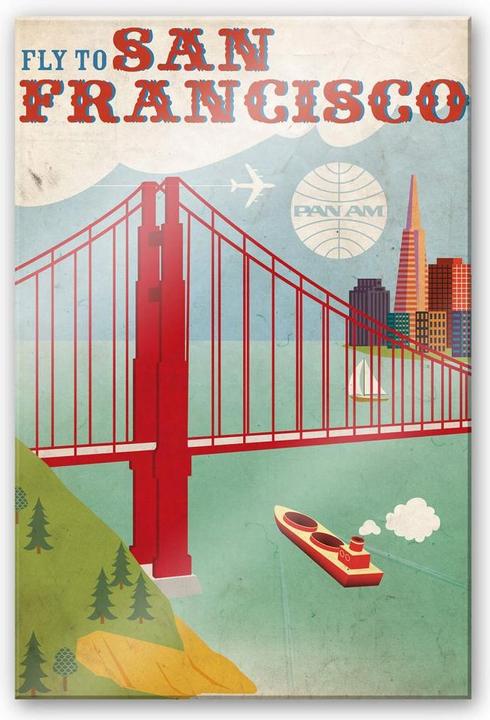 Immagine prodotto Vola a San Francisco (100 x 150 cm)