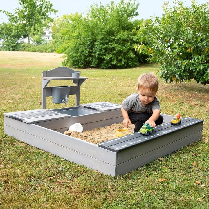 Produktbild Roba Sandkasten mit Matschküche 54x117x118 cm
