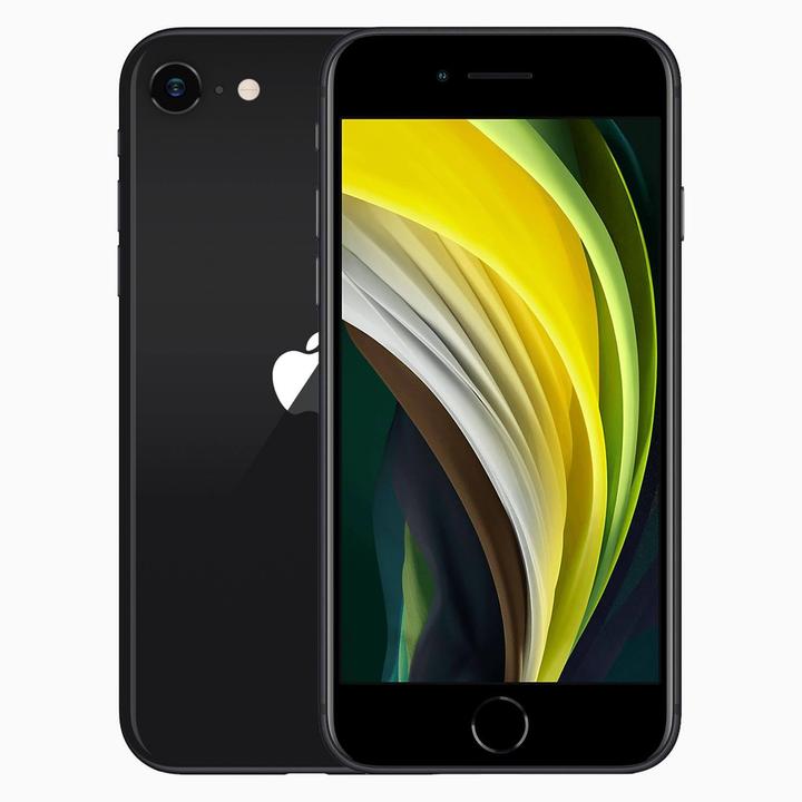 Actual product image Forza Refurbished iPhone SE 2020 (64 GB, Black, 4.70", 12 Mpx, Dual SIM, A / Like new)