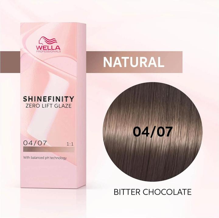 Produktbild Wella Shinefinity (04/07 - Bitter Chocolate)