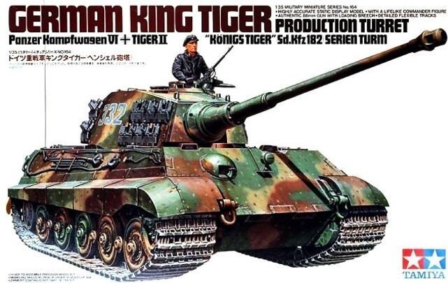 Image du produit Tamiya WWII SdKfz.182 Pz VI Königstiger (1) 1:35