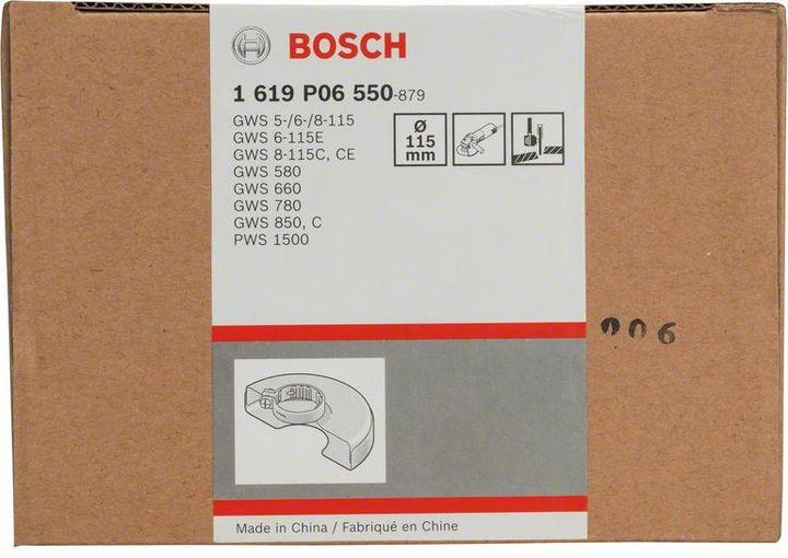 Image du produit Bosch Professional Zubehör Capot de protection avec tôle de recouvrement, 115 mm, adapté au GWS 5-115