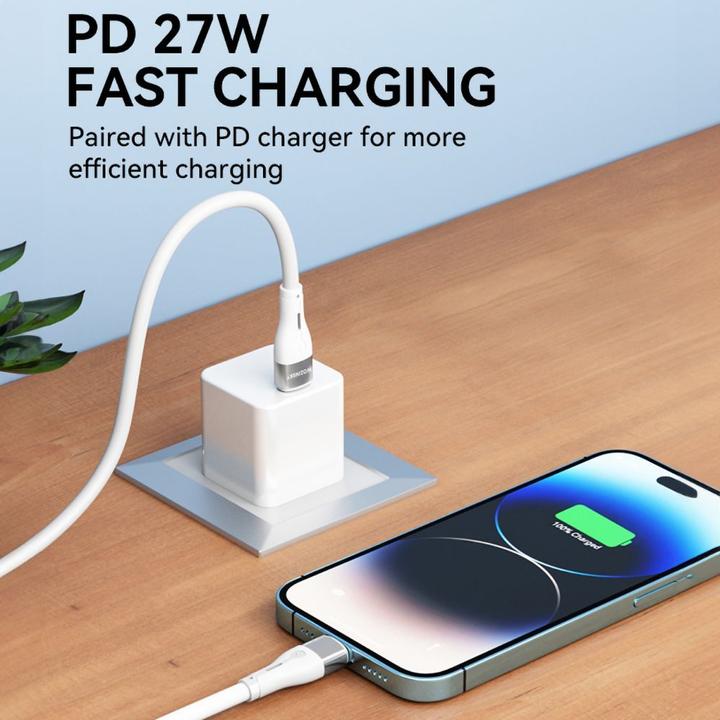 Immagine prodotto Wozinsky Cavo WSTCL2 Lightning / USB-C PD 27W 2 m - bianco (2 m, USB 3.2 Gen 2, 27 W)