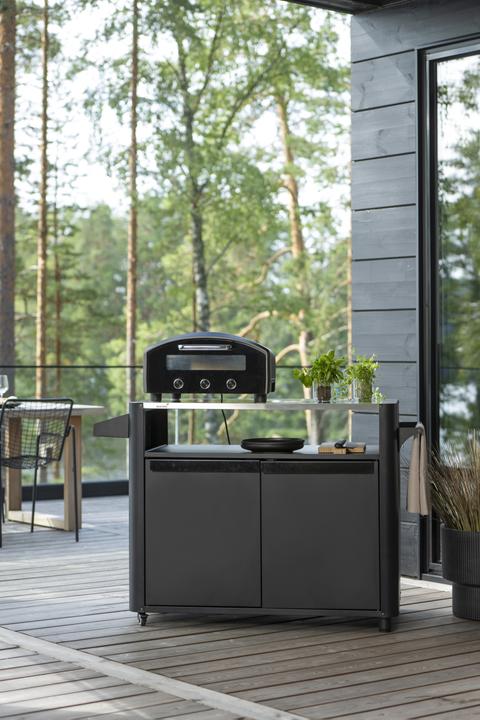 Actual product image Mustang Storage cabinet with side table